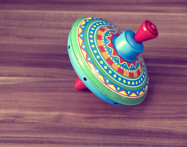 Spinning top toy.