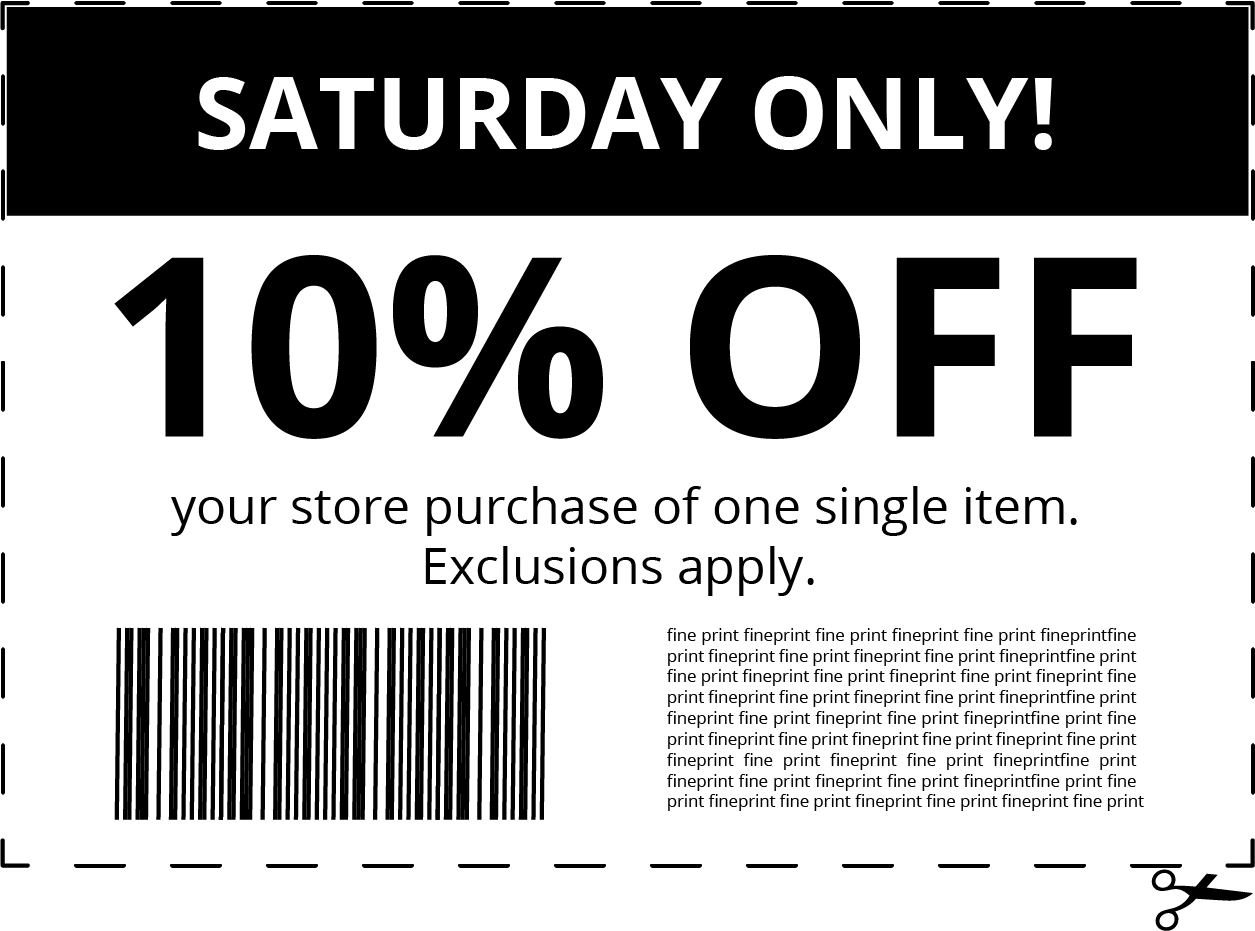 A coupon.
