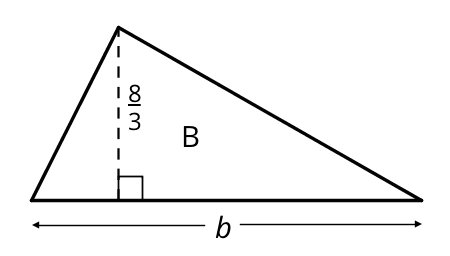 Triangle labeled B..