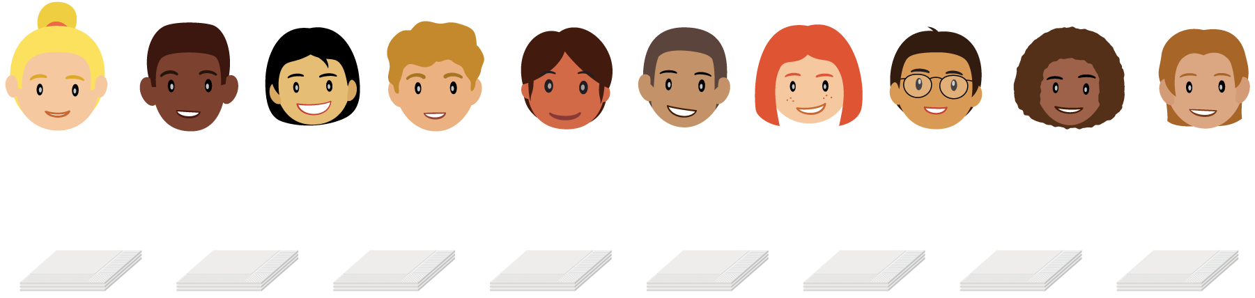 Students, 10. Napkins, 8.