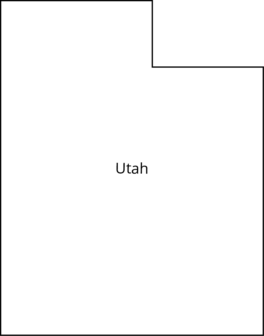 Polygon labeled Utah.