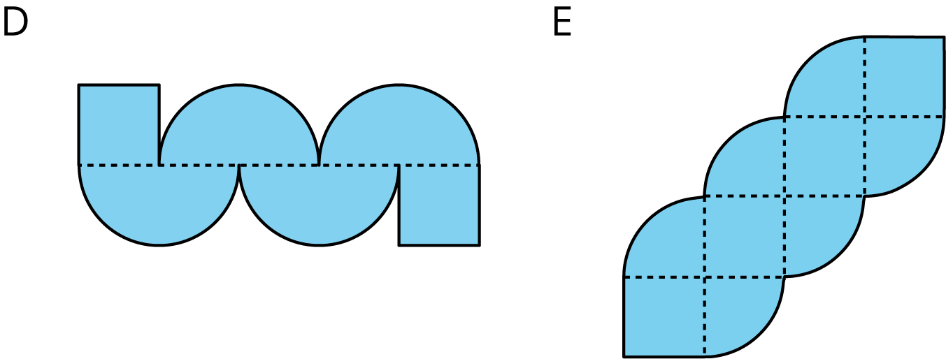 Two figures, labeled D and E.