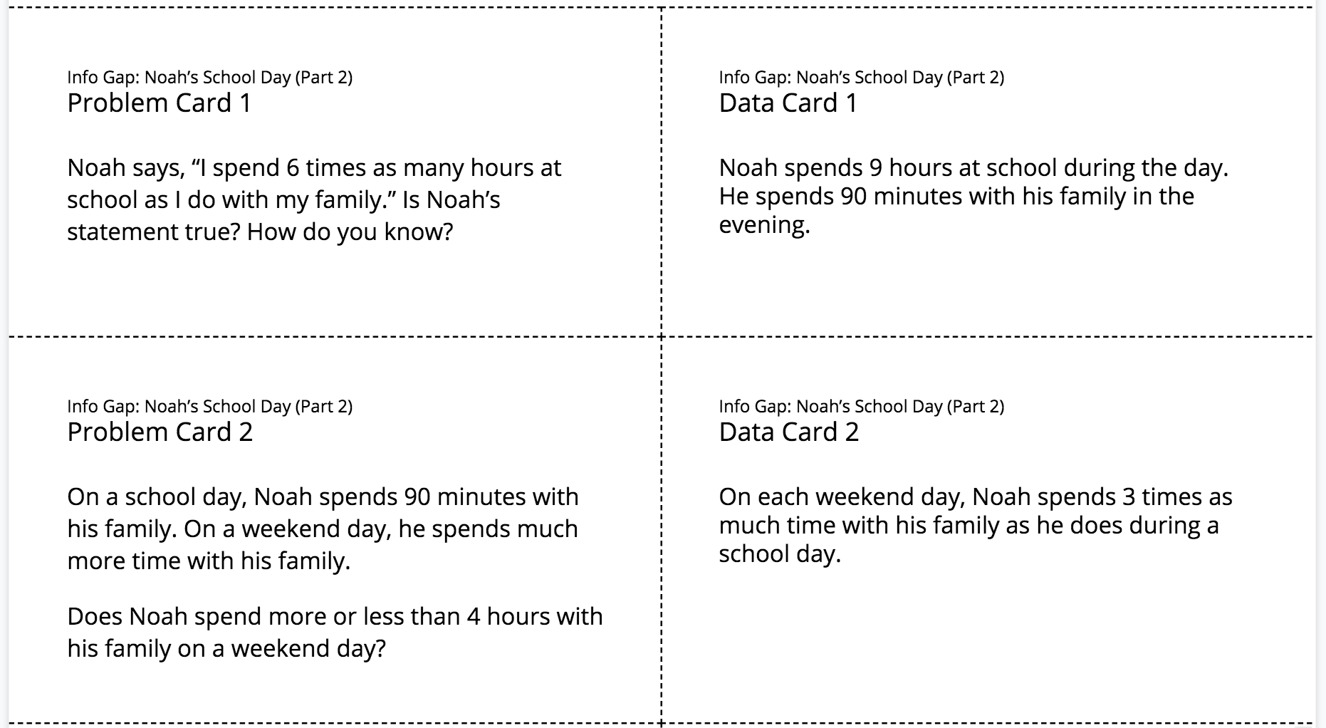 image of problem cards
