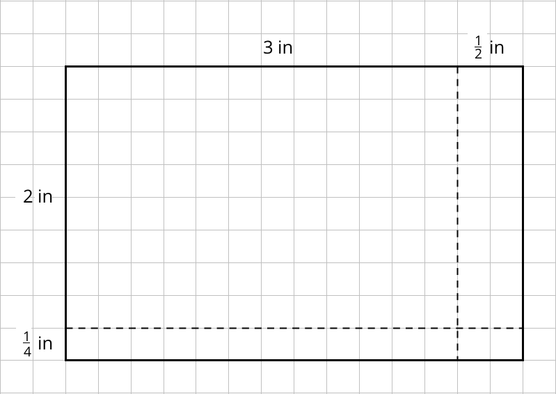 Rectangle on a grid.