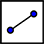 Geogebra construct segment tool.