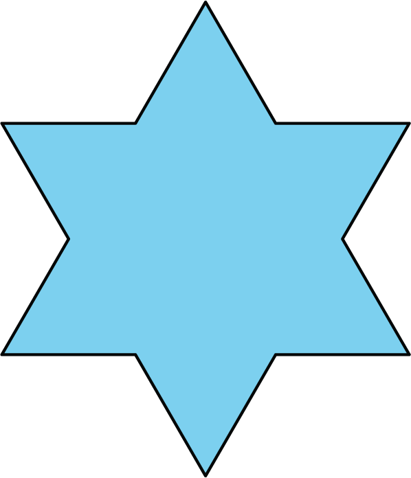 12 sided polygon resembling a star