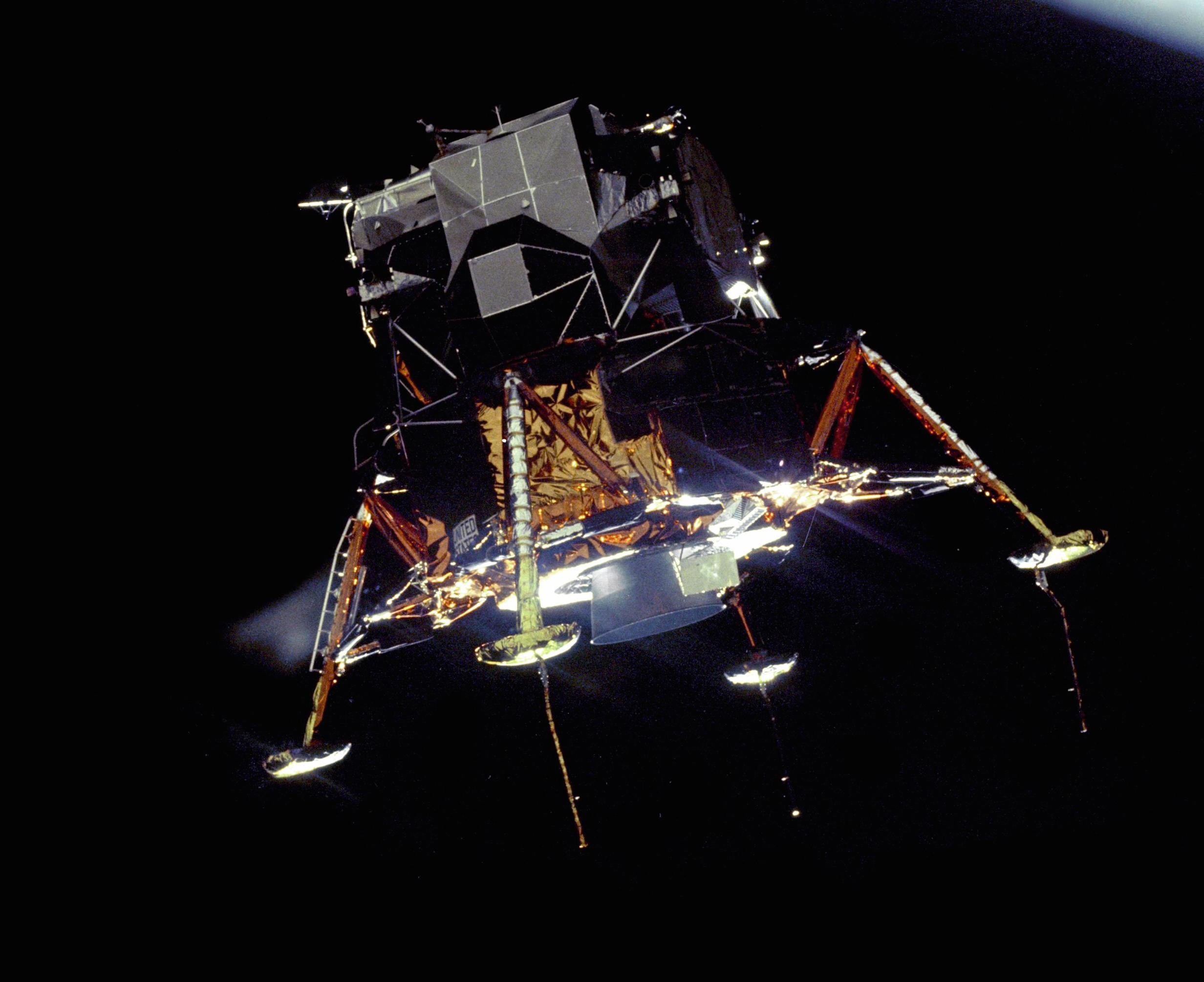 A photograph of the Lunar Module.