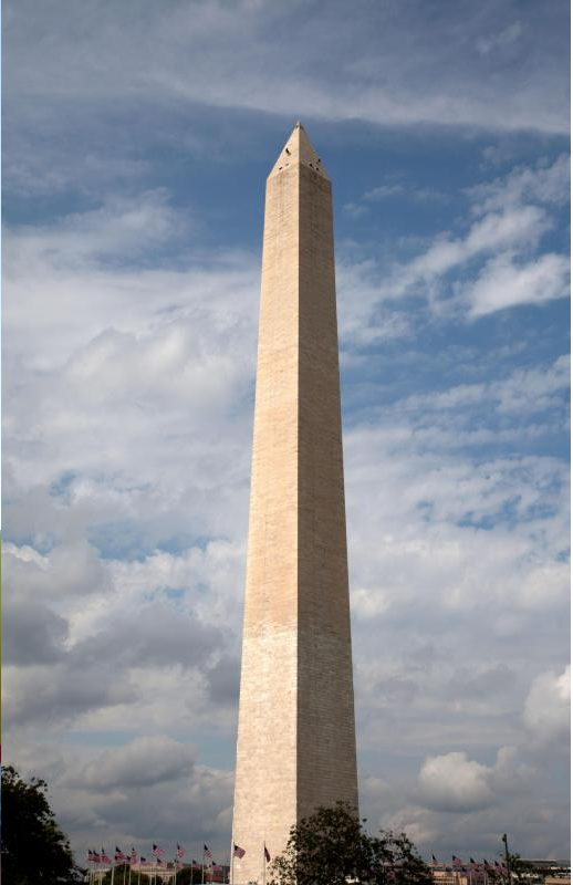 A photograph of the Washington Monument.