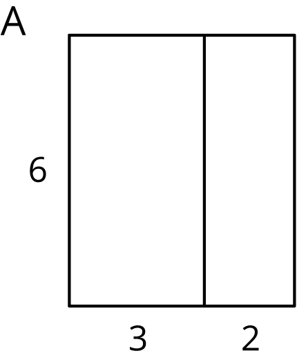 One rectangle diagram. Labeled A.