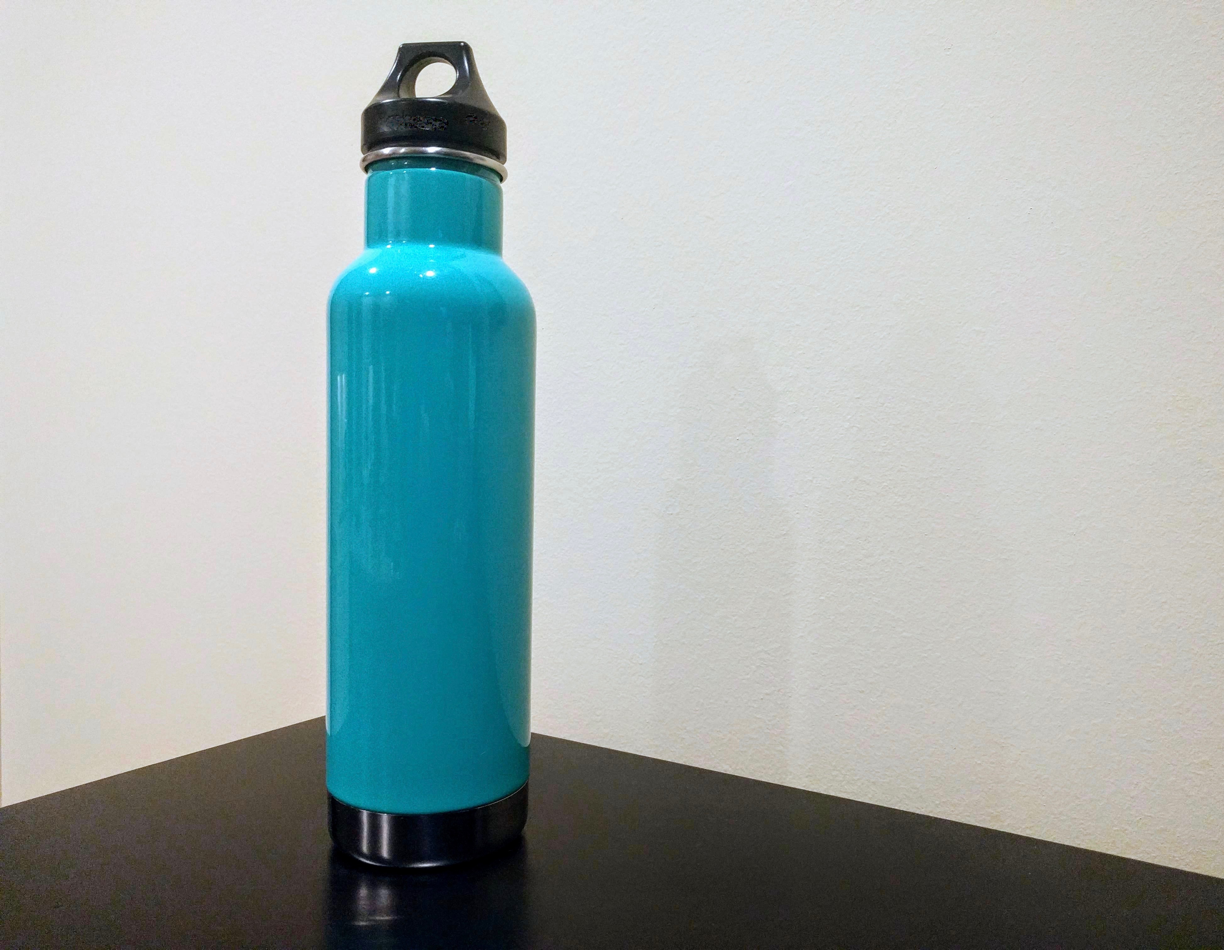 photo of a portable water bottle