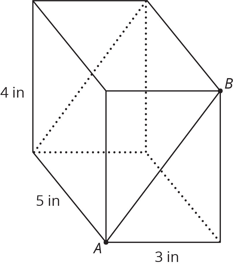 A rectangular prism.