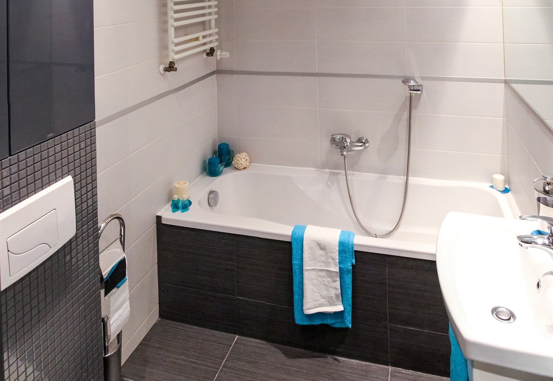 A bathroom.
