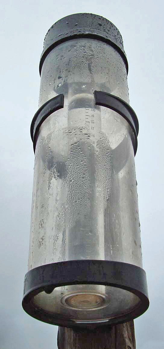 A image of a rain gauge.