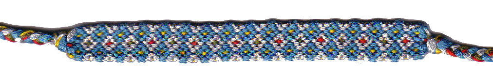 image of macramé friendship bracelet