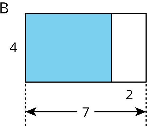 One rectangle diagram. Labeled B.