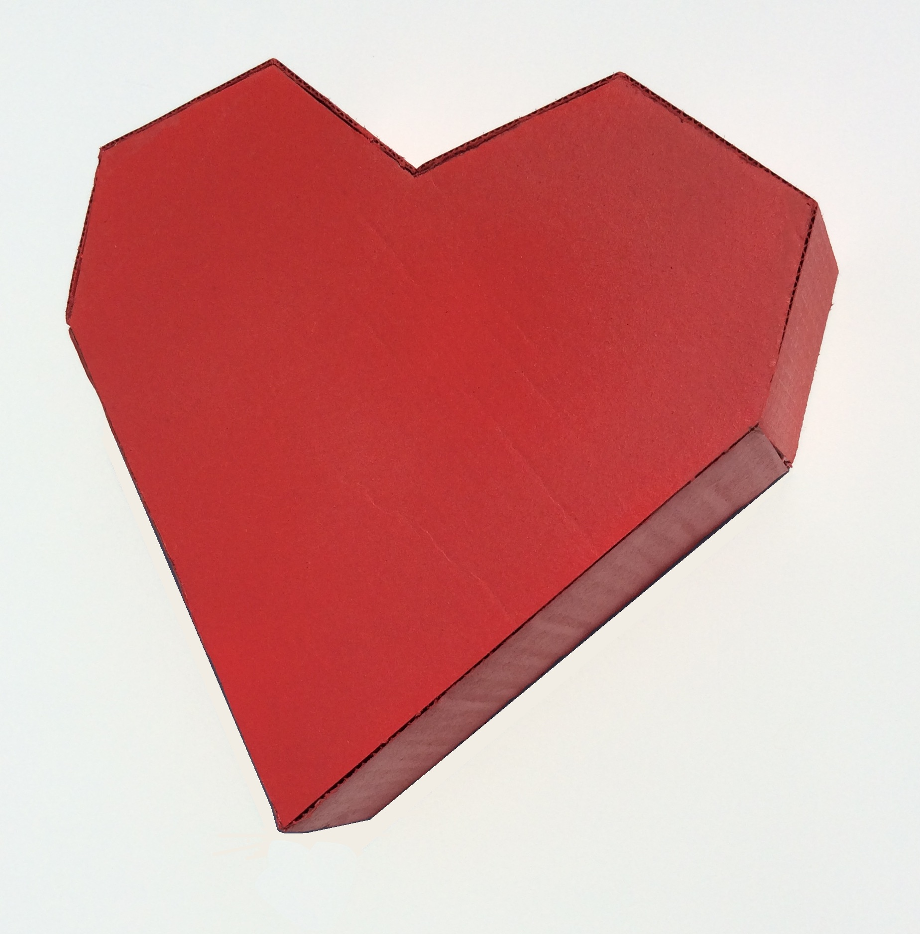 A photo of a 3-dimensional construction.