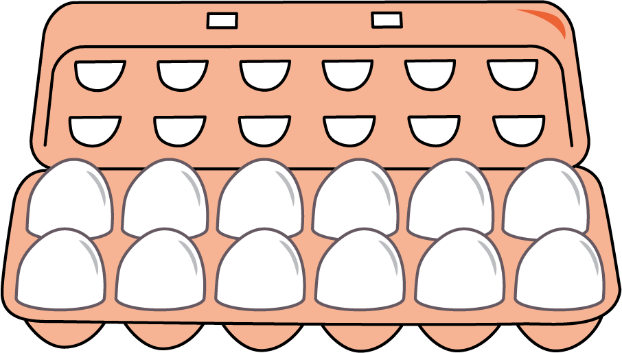Carton of eggs.