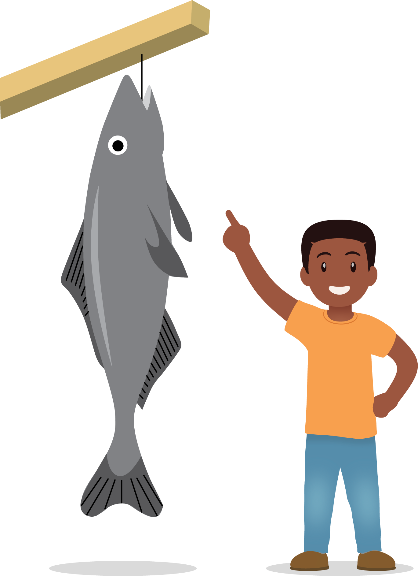 Picture of Cobia fish.