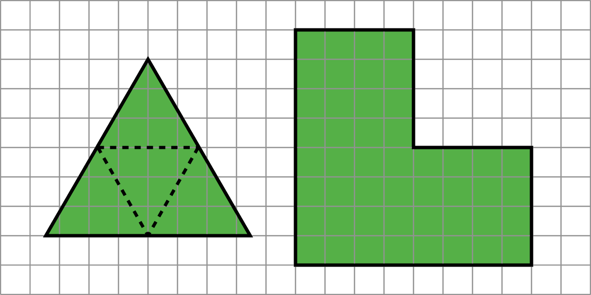 Two figures on a grid.