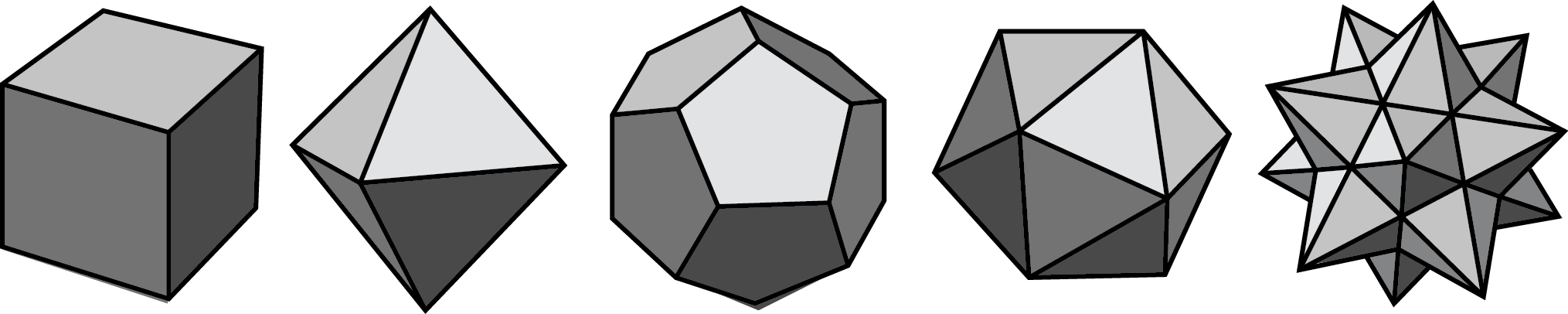 5 polyhedra