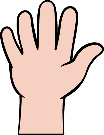 Fingers counting.