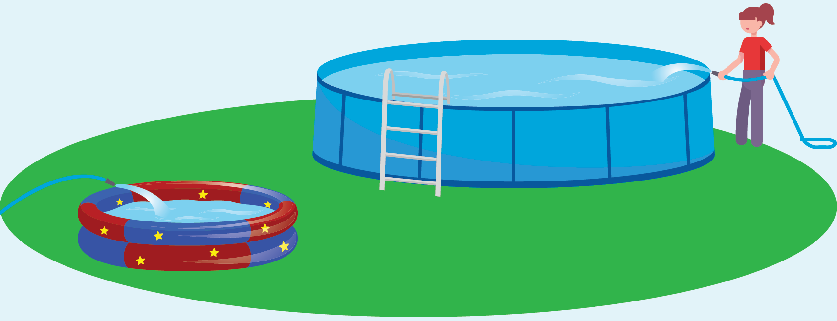 Two pools.