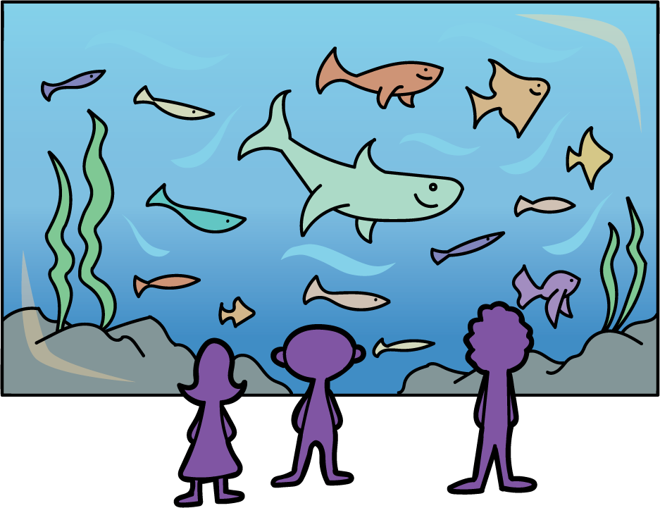 Picture of students on a field trip.