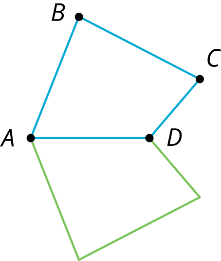 Reflection of ABCD over AD.