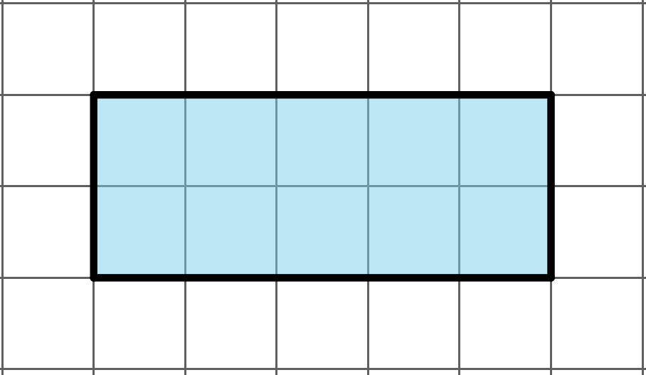 Rectangle on a grid.