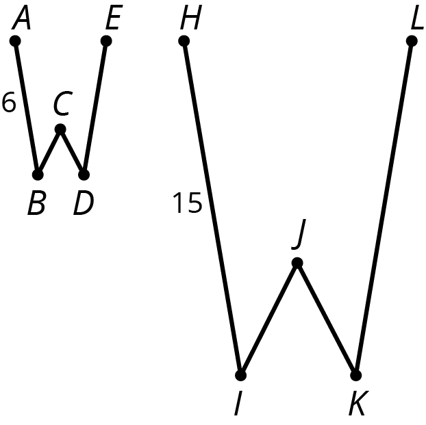 Two figures of the letter W.