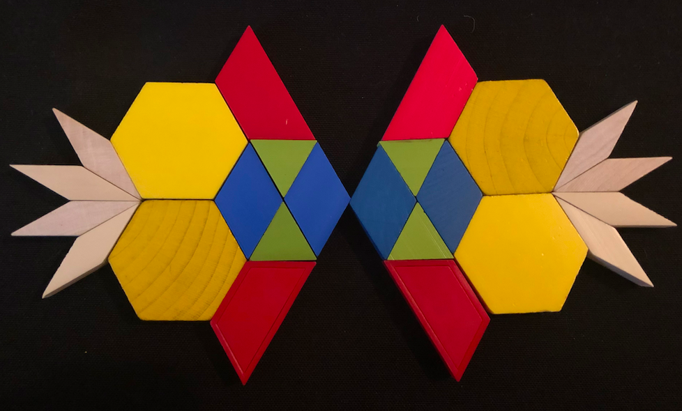 an image composed of pattern blocks.