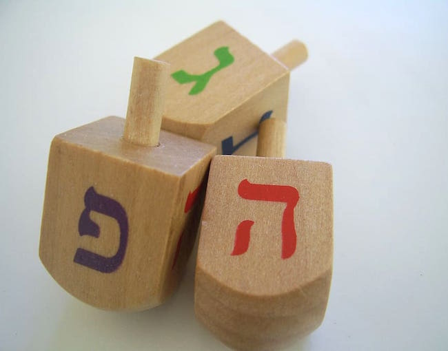 Dreidels.