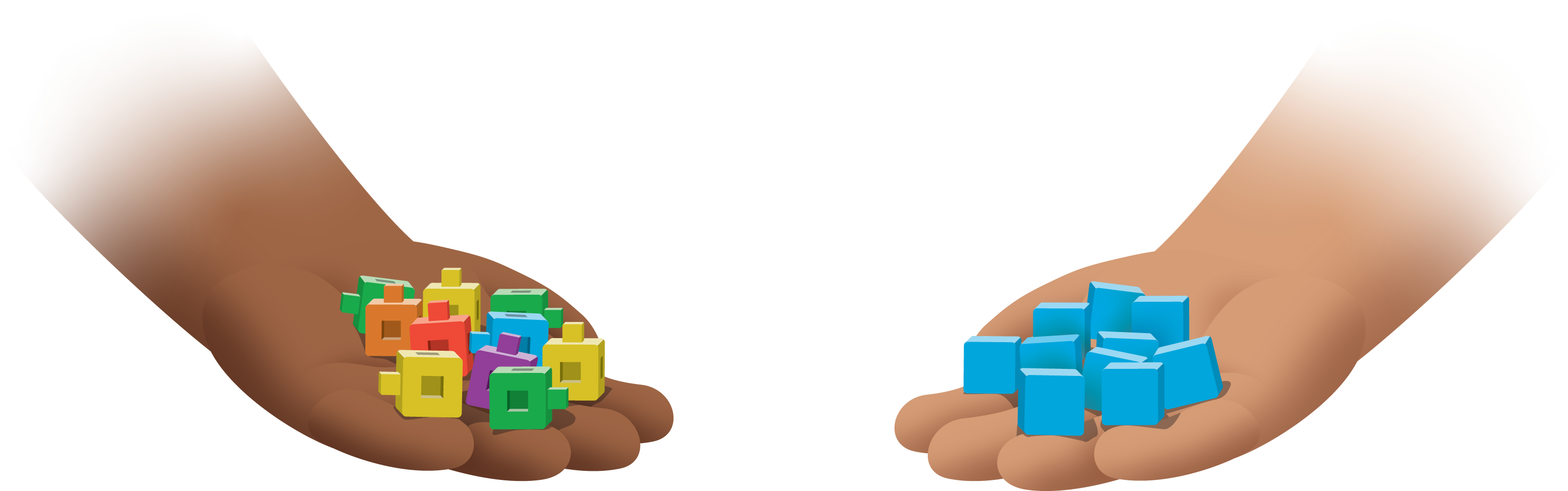 Center. Grab and Count.