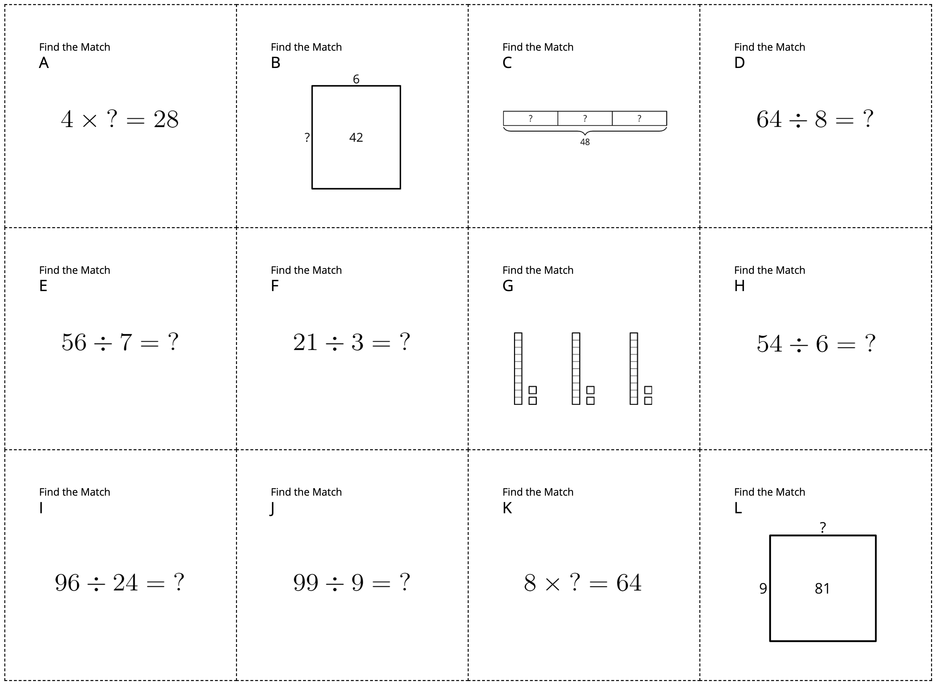 Find the match activity. Find the match cards
