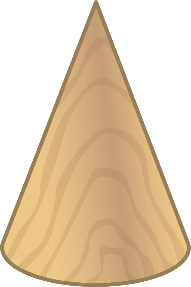 Solid shape. Cone.