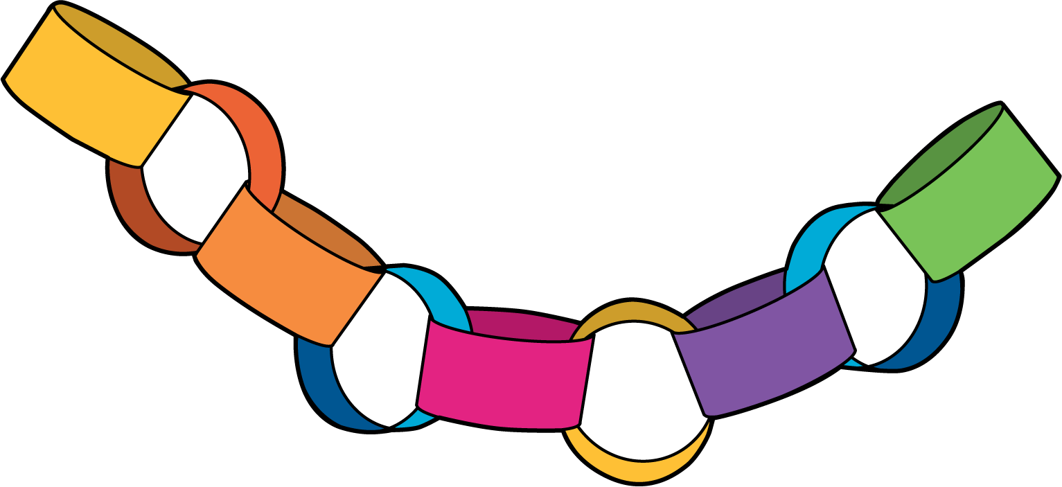 Handmade paper party decoration.