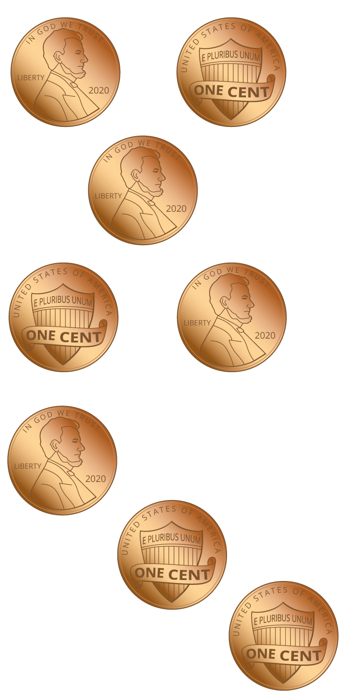 Pennies.